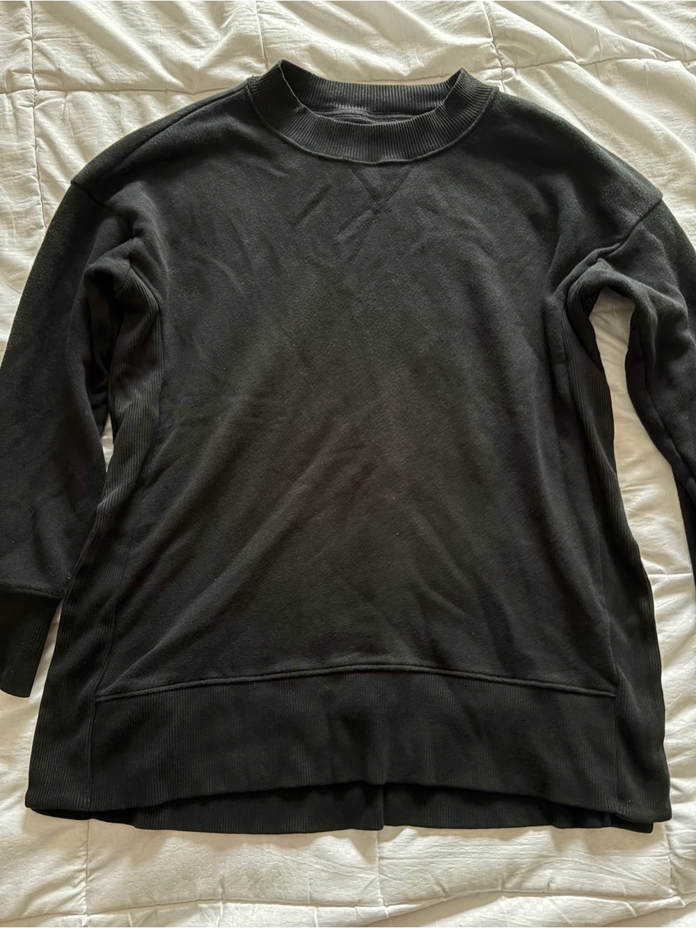 Aerie Black Women's Crewneck Sweater